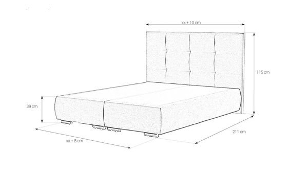 Boxspring Bett - BOX81